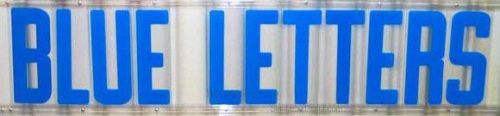 8&#034; All Blue Sign Letters for Outdoor Marquee Portable Signs