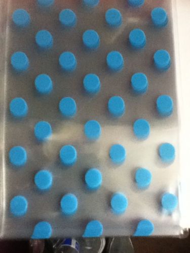 50 Blue Polka Dot Self Seal Adhesive Cellophane Bags 18x12 Cm Party Bags