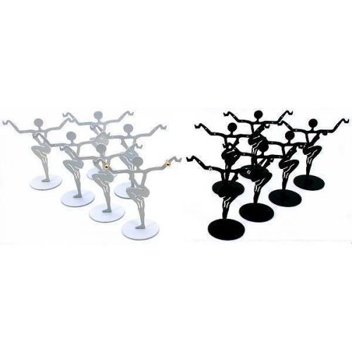 12 Black White Earring Stands Showcase Jewelry Display