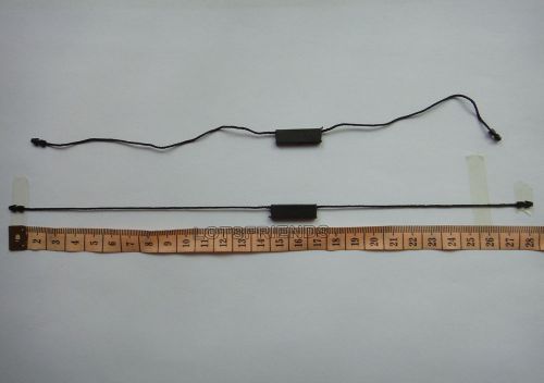 100 black Double plug Hang Tag String Plastic Snap Lock Label Fastener Hook Ties