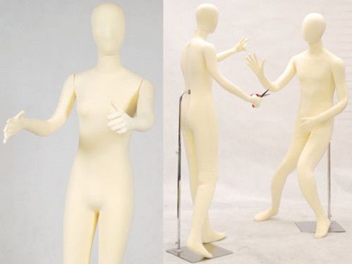 Female full body form white color with flexible parts #JF-F01SOFTX