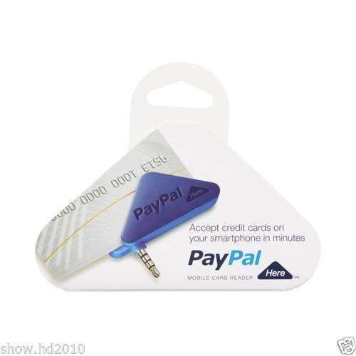 BNIB PAYPAL HERE - SMARTPHONE SECURE PAY CREDIT CARD READER IPHONE &amp; ANDROID