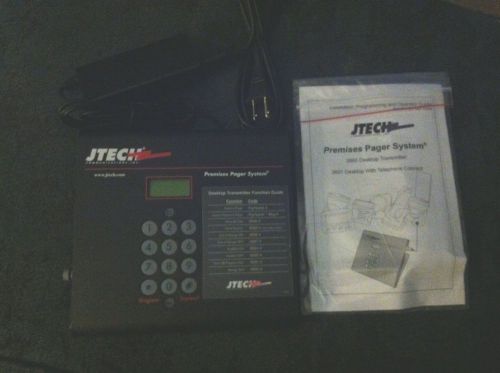 Jtech premises pager system 2600 Desktop Transmitter LOOK!!!