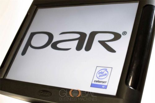 Par gemini 5080-01r 15&#034; touch screen station w/credit card reader point of sale for sale