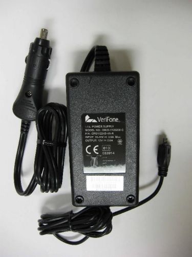 Car Adapter Charger for First Data FD 400 (CPS11224D-4A-R)