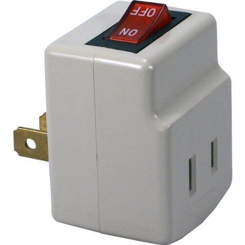 NEW QVS PA-1P Single-Port Power Adapter with On/Off Switch