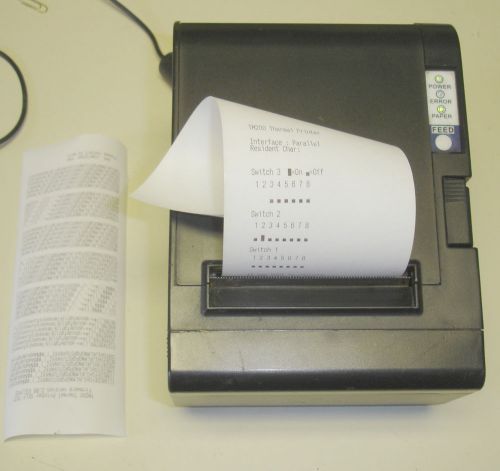 Tm200 ultra fast receipt printer parallel thermal pos receipt print &amp; cut for sale