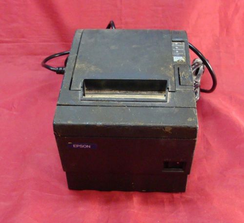 Epson m129c tm-t88iii pos point of sale thermal printer power supply ethernet nr for sale