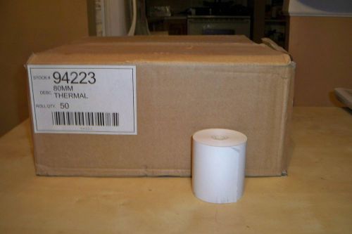 3 1/8&#034; x 230&#039; THERMAL 50 ROLLS/CASE - POS Paper Roll