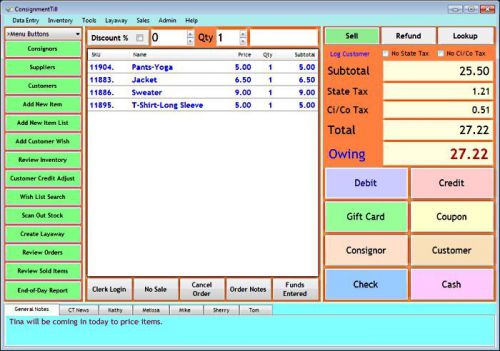 ConsignmentTill FULL - POS software for consignment/resale shops
