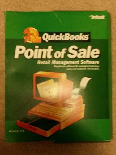 Quickbooks Point of Sale Retail Management Software 4.0 Verison used