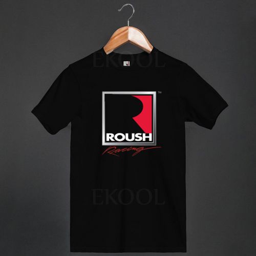 Roush Racing Mustang Automotive Logo Black Mens T-SHIRT Shirts Tees Size S-3XL