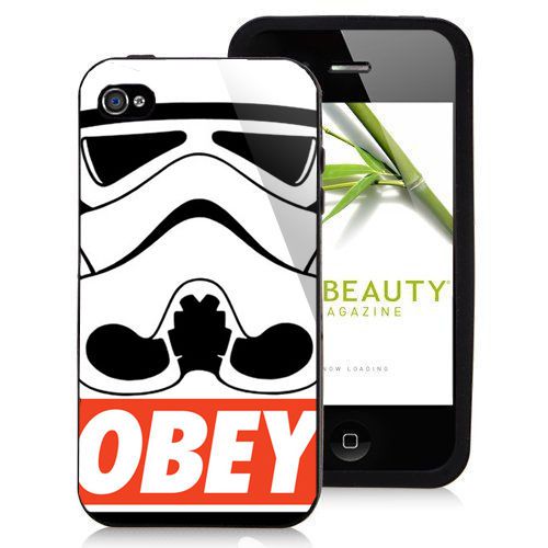 Stormtrooper Obey White Logo iPhone 4/4s/5/5s/6 /6plus Case
