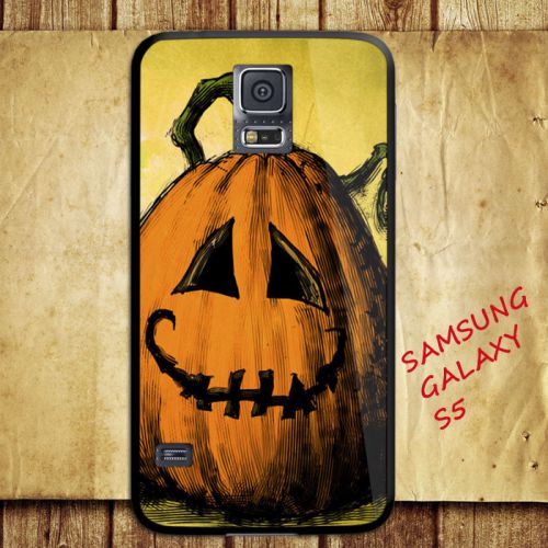 iPhone and Samsung Galaxy - Halloween Pumpkin Art Funny - Case