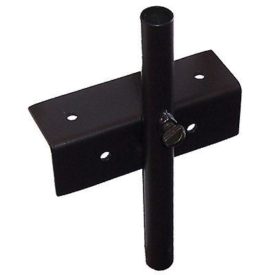 6 inch sturdy metal deck mounting bracket merchandise display, black for sale