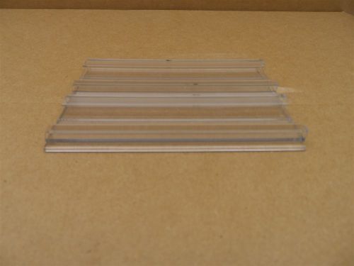 Lot (50) New Plastic Scan Tag Peg Hook/Shelf Adapter Label Holder Top Load 4x3