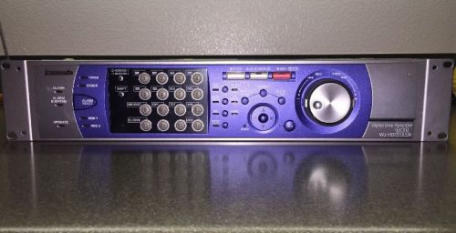 Panasonic wj-hd316a 16 channel dvr cctv digital recorder 500gb rack ears for sale