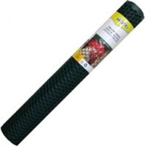Fence Poultry 3Ft 25Ft Hex 3In TENAX CORP Poultry Netting 090786 Green Plastic
