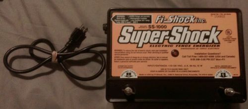 Fi-Shock Super Shock Electric Fence Energizer Model # SS-1000 USA Made *LOOK!*
