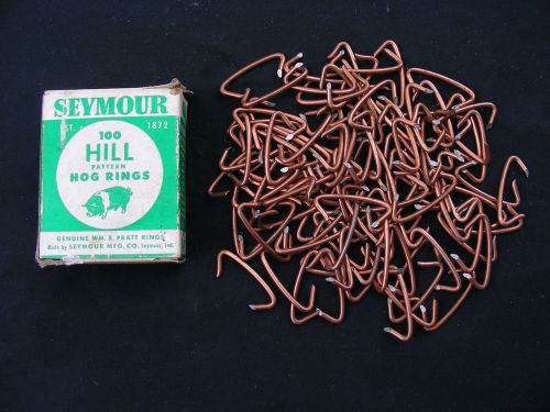 Vintage &#034; SEYMOUR 100 HILL [ Pattern ] HOG RINGS &#034;:  Genuine Wm. E. Pratt Ringer