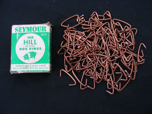 Vintage &#034; SEYMOUR 100 HILL [ Pattern ] HOG RINGS &#034;:  Genuine Wm. E. Pratt Ringer