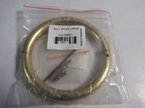 Large Brass Bull Ring JI-0-050601 NEW