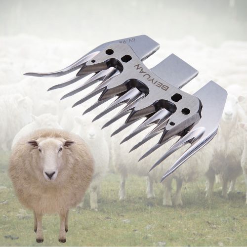 Sheep Shears Replacement Curved Tooth Blade Sets Farm Goat Livestock Clippers
