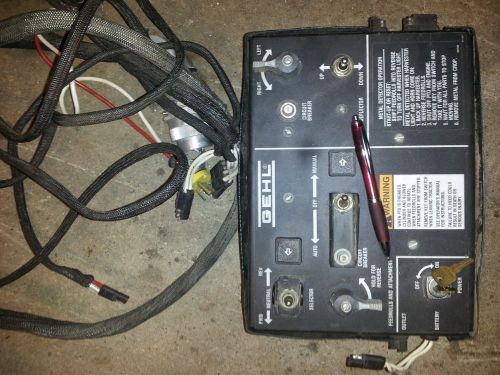 GEHL CONTROL BOX universal harvester control box with keys and wires 1065 1265