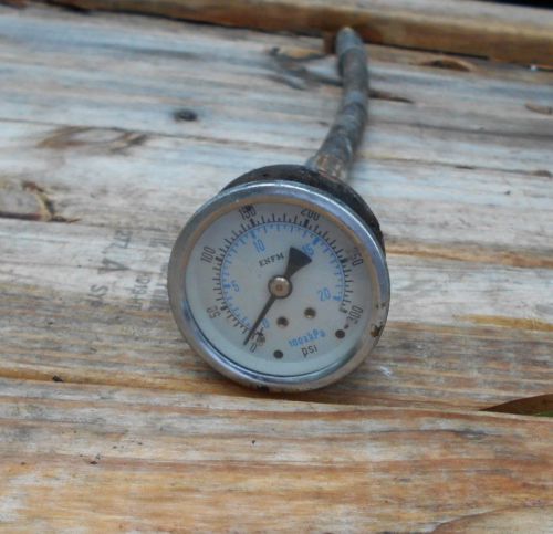 300 psi air gauge with air hose. for sale