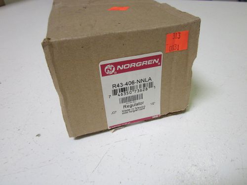 LOT OF 2 NORGREN R43-406-NNLA REGULATOR 1/2&#034; *NEW IN A BOX*