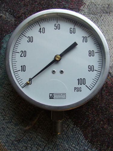 Weksler Instruments &#034;New Old Stock&#034; PSI 100 presuure gage.