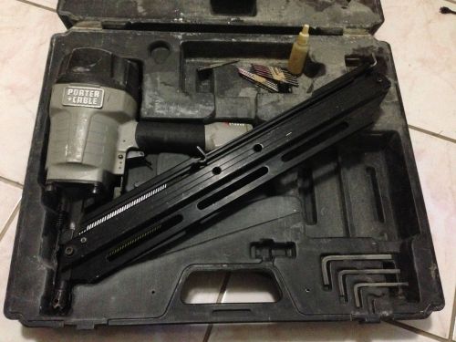 Porter Cable Clipped Head Framing Nailer Model FC350 W/ Nails &amp; Case &amp; Oil