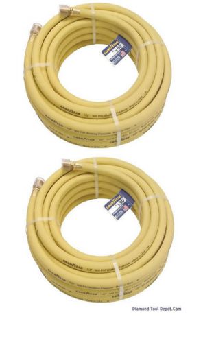 2pc  new goodyear 50 foot air  hose 3/8&#034; rubber for sale