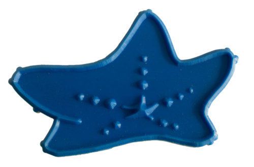 Large Starfish Decorative Concrete Border Accent Art Stamp Tool Mat 9SS01