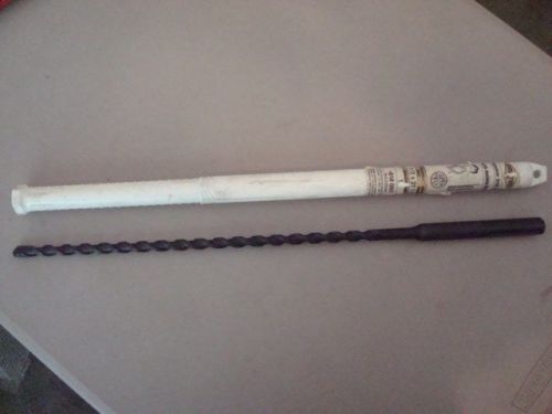Driltec 1/2&#034; drill bit, 15&#034; cap. 21-1/2&#034; o.a.super max , twin max flute ,sm-060 for sale