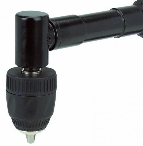 Angle drill 3/8&#034; keyless chuck attachment ball bearing shaft lightweight compact for sale
