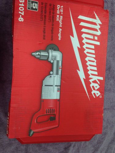Mileaukee 3107-6 1/2&#034; Right Angle Drill Kit New In Case Free Shipping