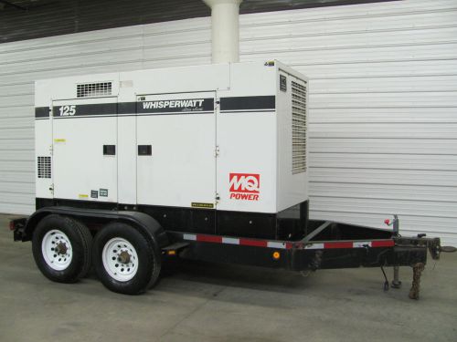 2007 multiquip whisperwatt dca-125, 125kva generator 60 hertz, in pennsylvania for sale