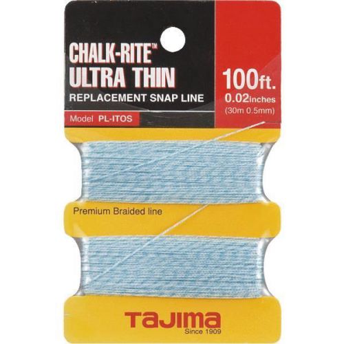 TAJIMA TOOL PL-ITOS Chalk-Rite Replacement Chalk Line-ULTRA THIN SNAP LINE