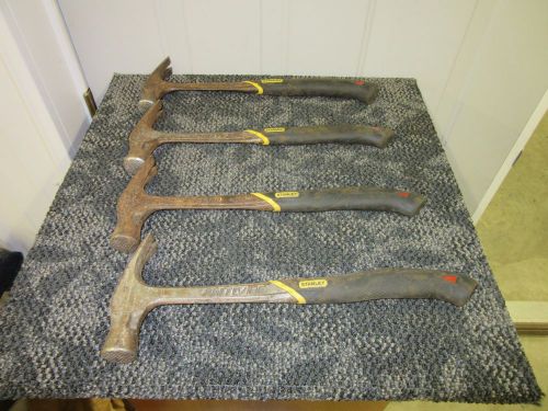 4 STANLEY ANTIVIBE FRAMING RIP CLAW NAIL HAMMER 33 OZS TOTAL WEIGHT 16&#034; LONG