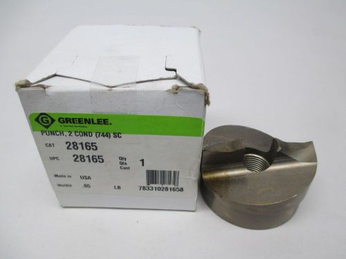 NEW GREENLEE 28165 SELF CENTERING PUNCH 2IN CONDUIT D289056