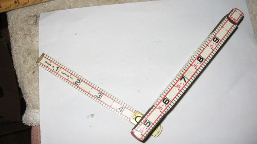 lufkin tape measure red end # 0660 wooden engineers tape