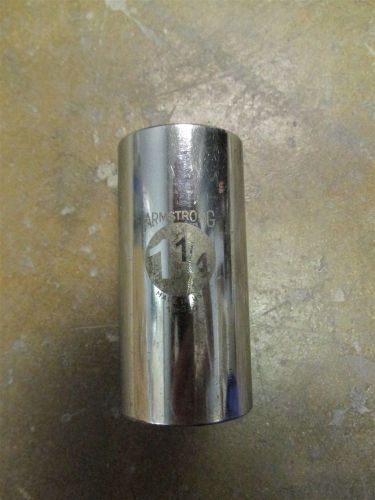 Armstrong 13-340 Chrome 3/4&#034; Deep Socket 12 Point 3/4&#034; Drive Made in USA!