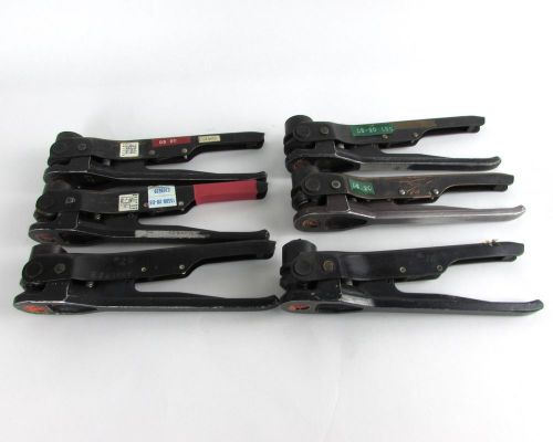 Lot of (6) deutsch 15500-20 crimping tools for ds07 + ds00 size 20 contacts for sale