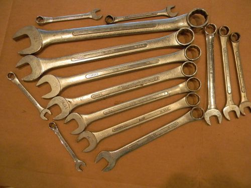 S-K Combination Wrench Set, SAE, 14 Piece set