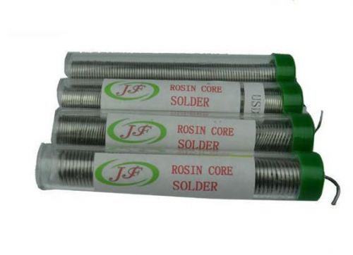 4pcs 0.8mm Tin Lead Resin Flux Rosin Solder Soldering Wire 60/40 Station/Iron