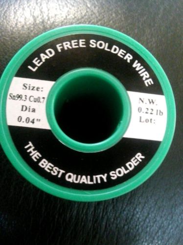 Velleman SOLD100GLF Lead-Free Solder Sn 99.3 - Cu 0.7 0.04&#034; 0.22Lb.