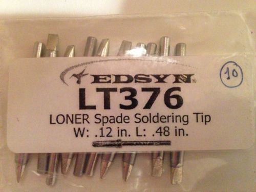 Loner SeriesSpade Solder Tip ESD-Safe for Hollow Heater Soldering Tools, 3.00mm