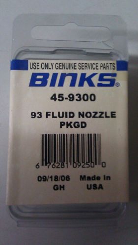 Binks 1.3mm 93 fluid nozzle 45-9300