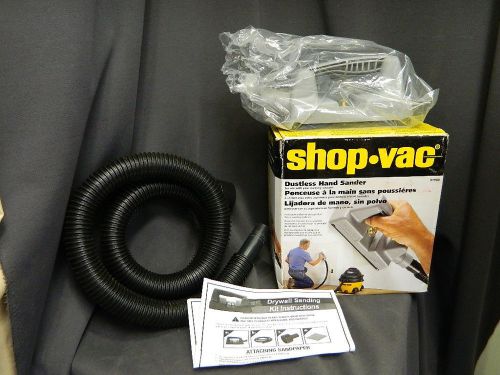 Shop vac dustless hand sander for use with wet / dry vacuum 91980 new for sale